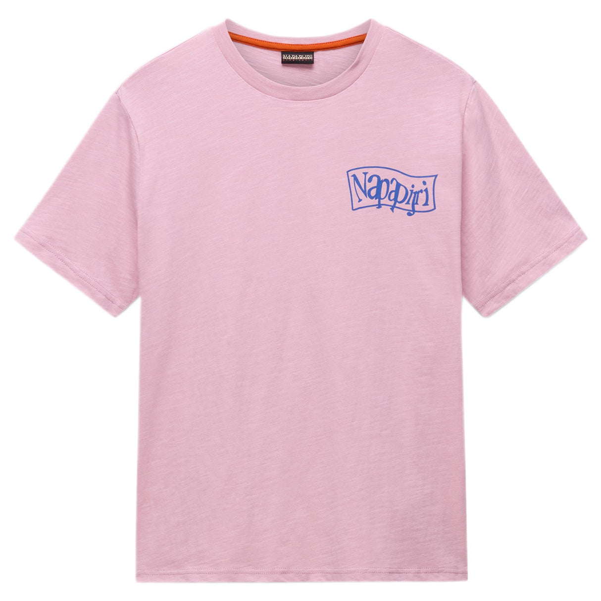 Napapijri Mens S-ELIOR EASY Tee Pink