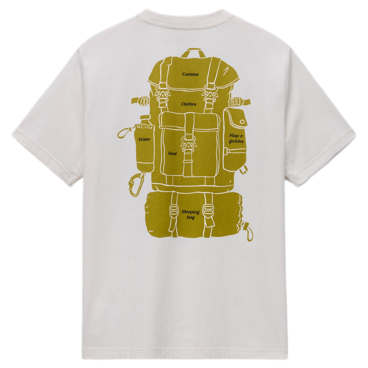 Napapijri Mens S-FLINT BPLOGO Tee White