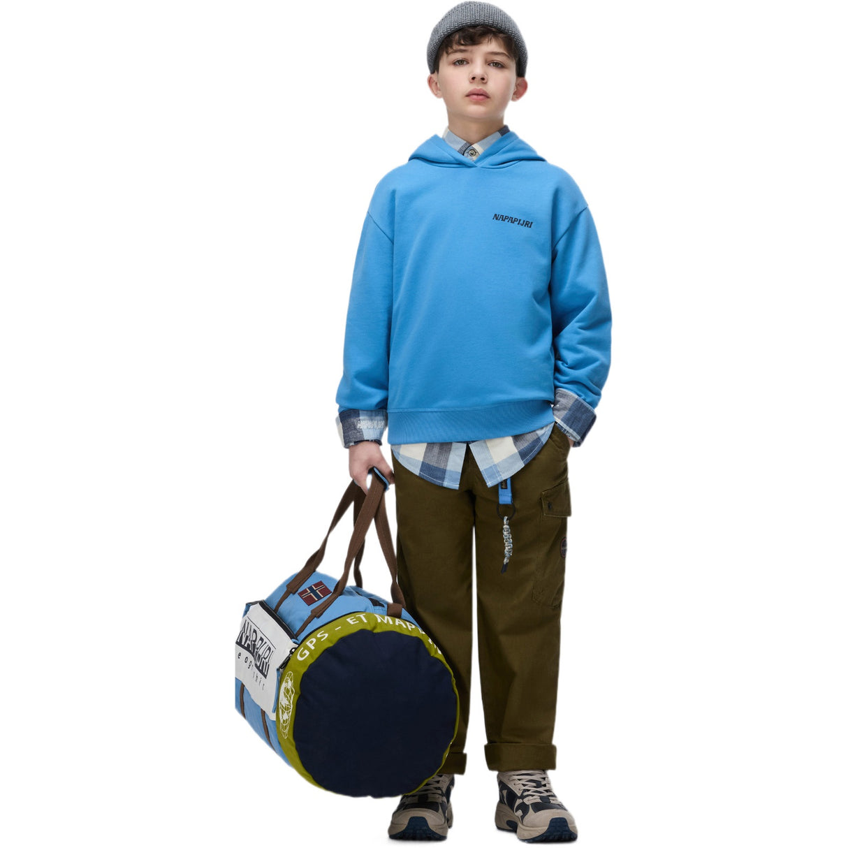 Napapijri Kids B-ALBEDO Hoodie Blue