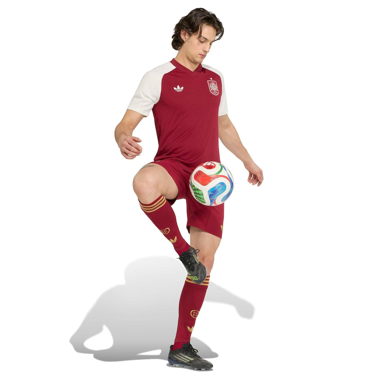 adidas Spain WC26 Away PM Jersey Maroon