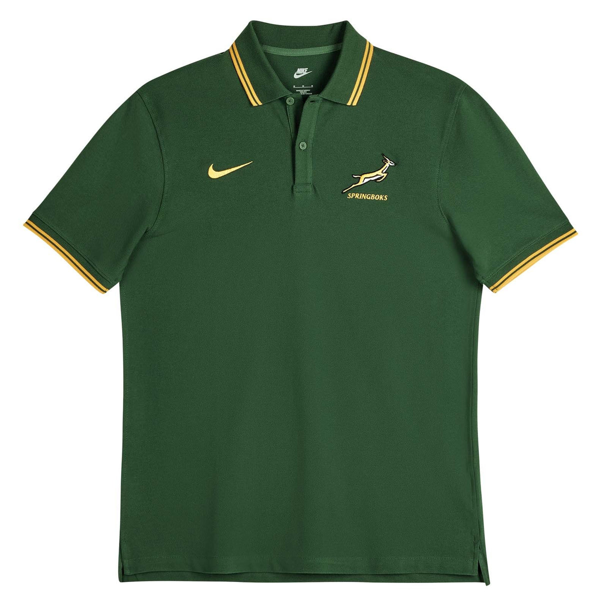 NIKE SPRINGBOKS MENS PIQUE POLO Green