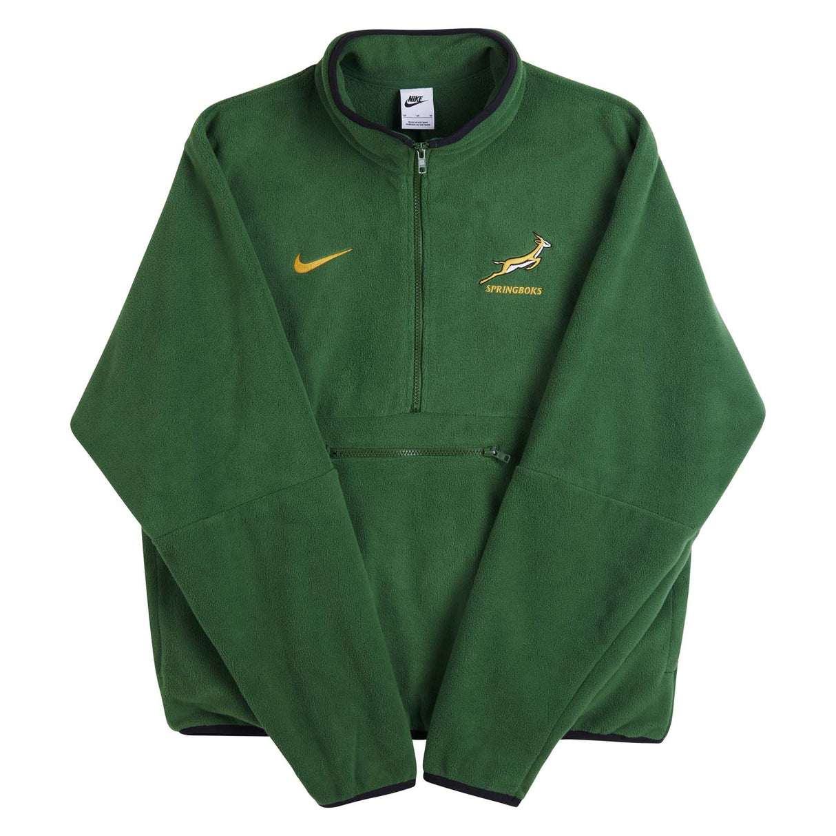 NIKE SPRINGBOKS MENS HALF ZIP FLEECE Grn