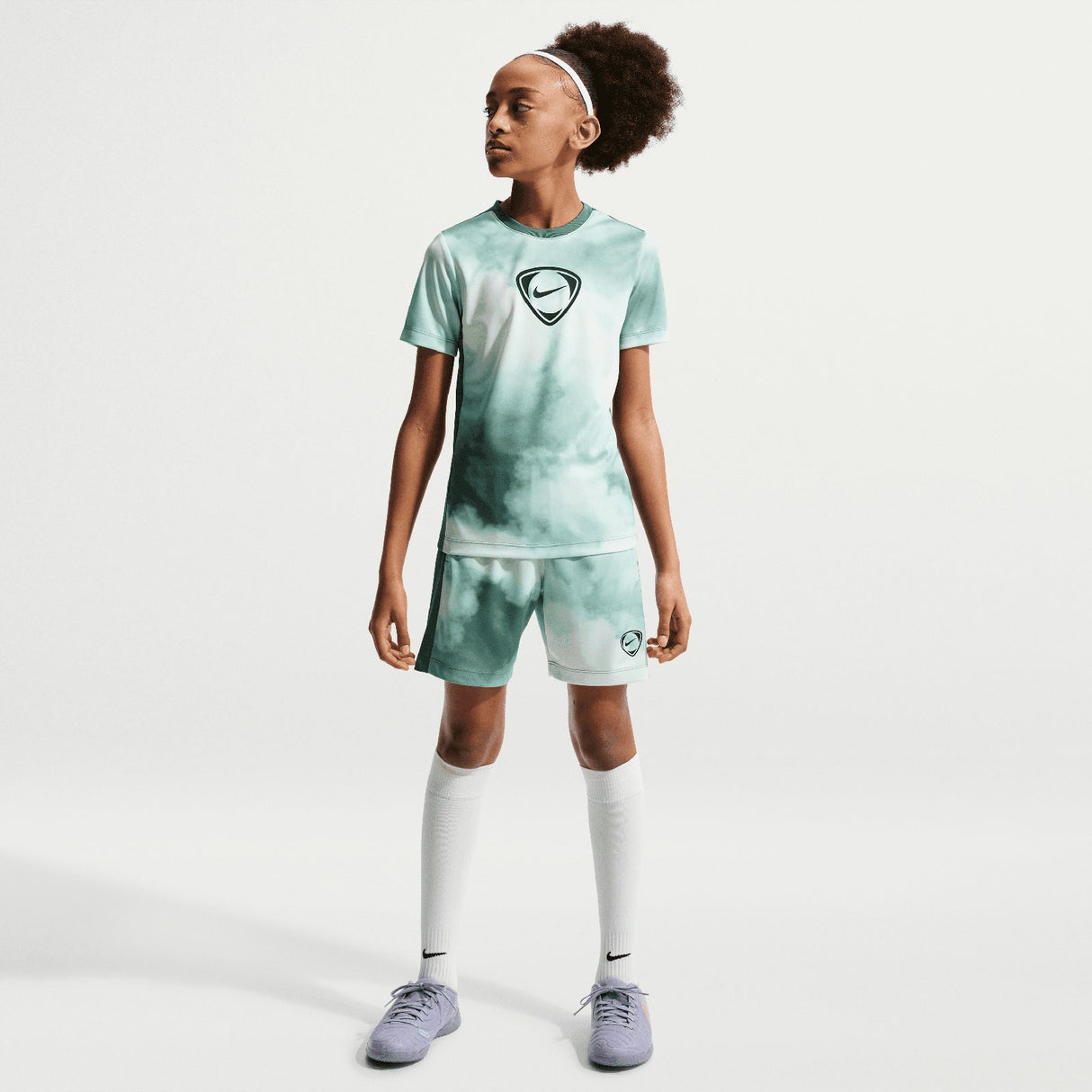 Nike Boys DF ACD SS TOP GX AOP Green
