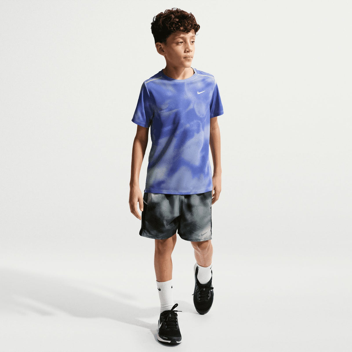 Nike Boys DF MILER SHORT NOVELTY Black