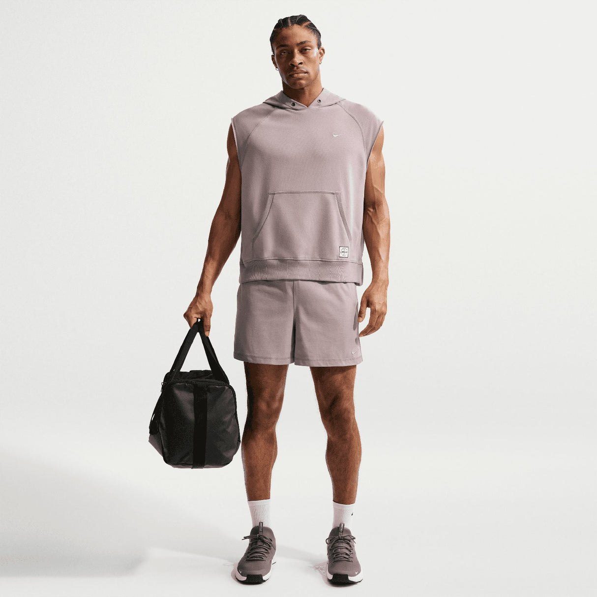 Nike Mens DF NAC KNIT SHORT 5IN Purple