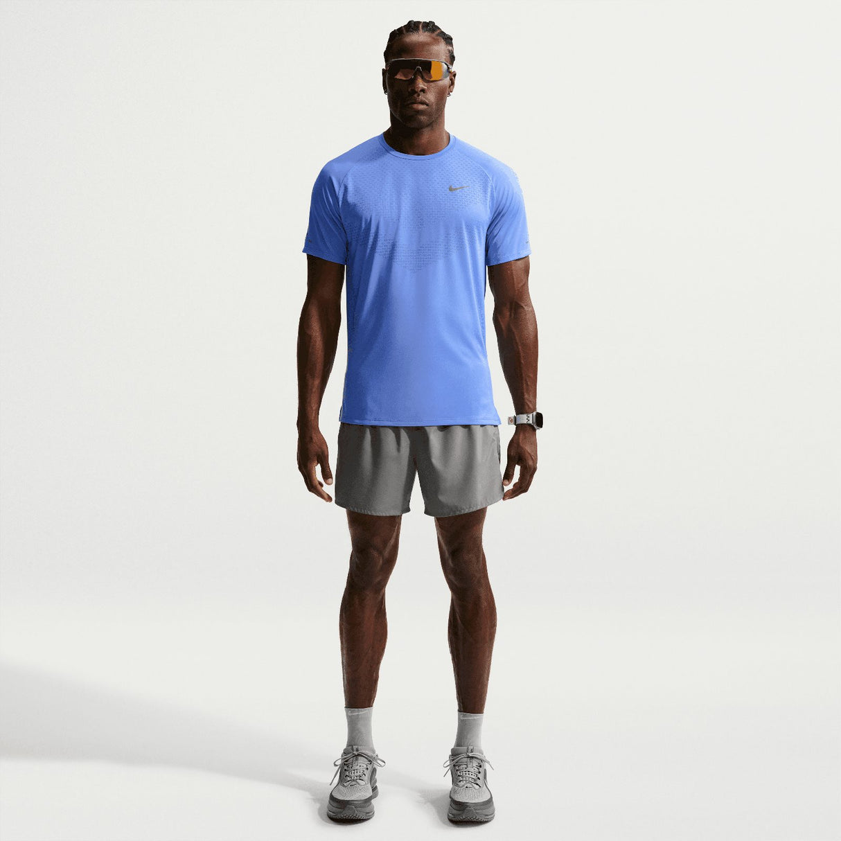 Nike Mens DFADV STRIDE SS TOP Blue