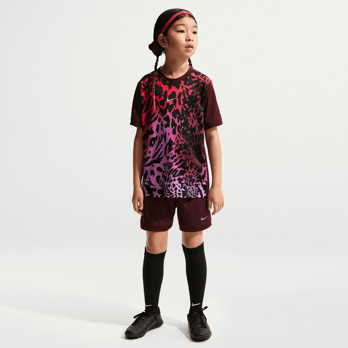 NIKE NU GIRLS DF ACD25 TOP SS Maroon