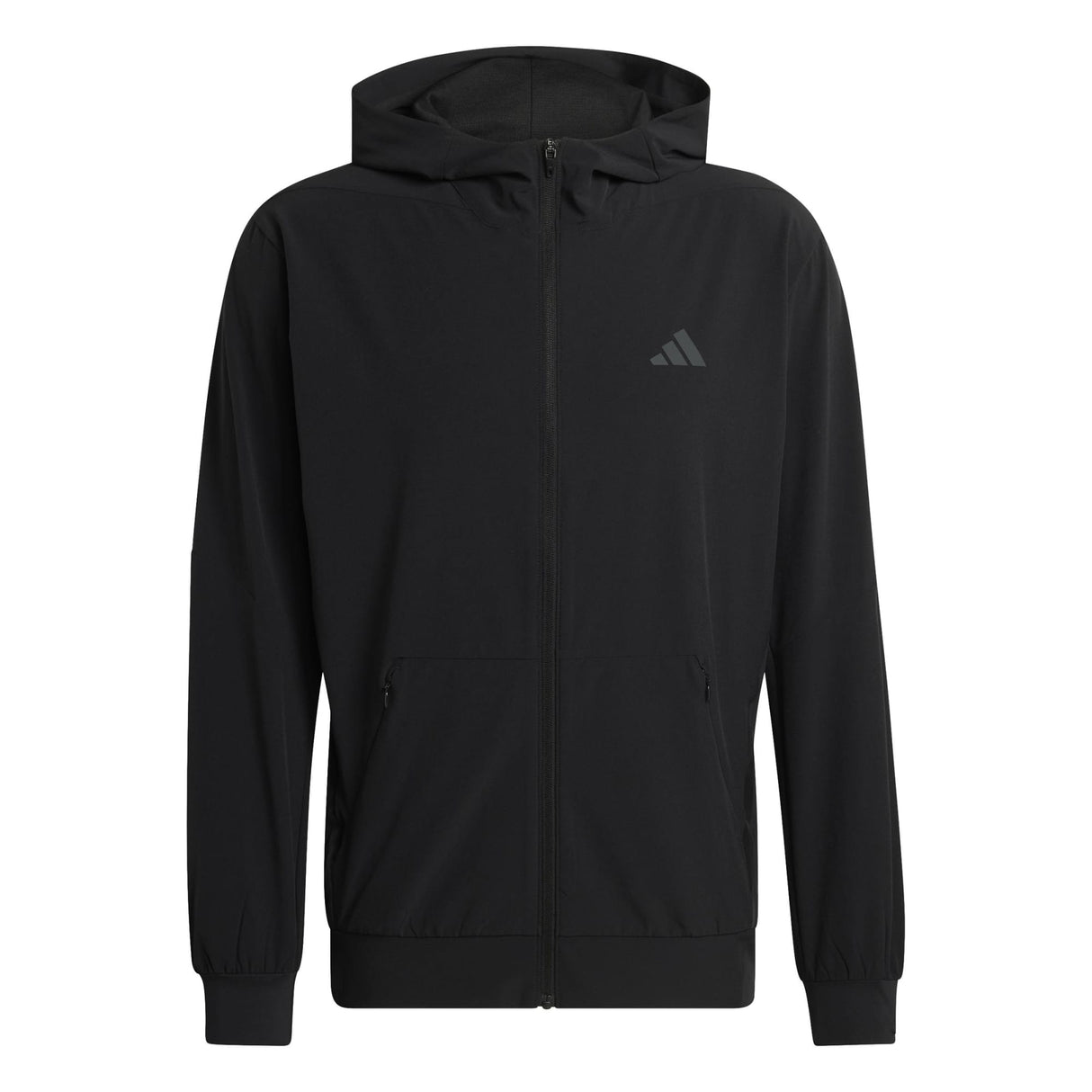 adidas Mens D4T Hybrid FZ Hoodie Black