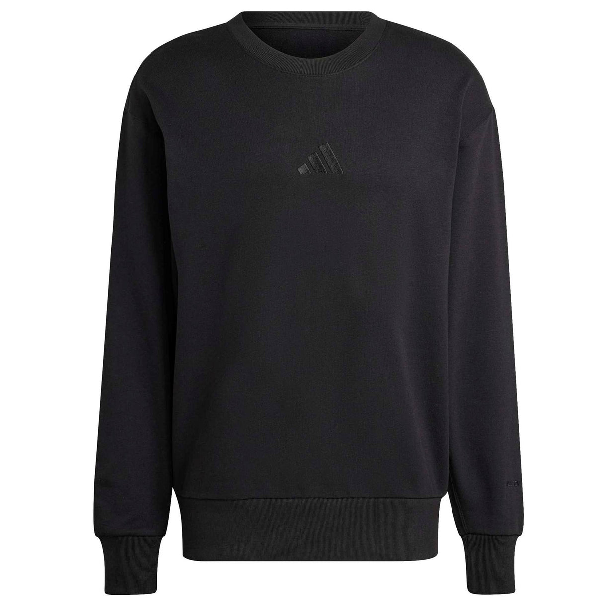 adidas Mens SZN FT Crewnck Sweatshrt Blk