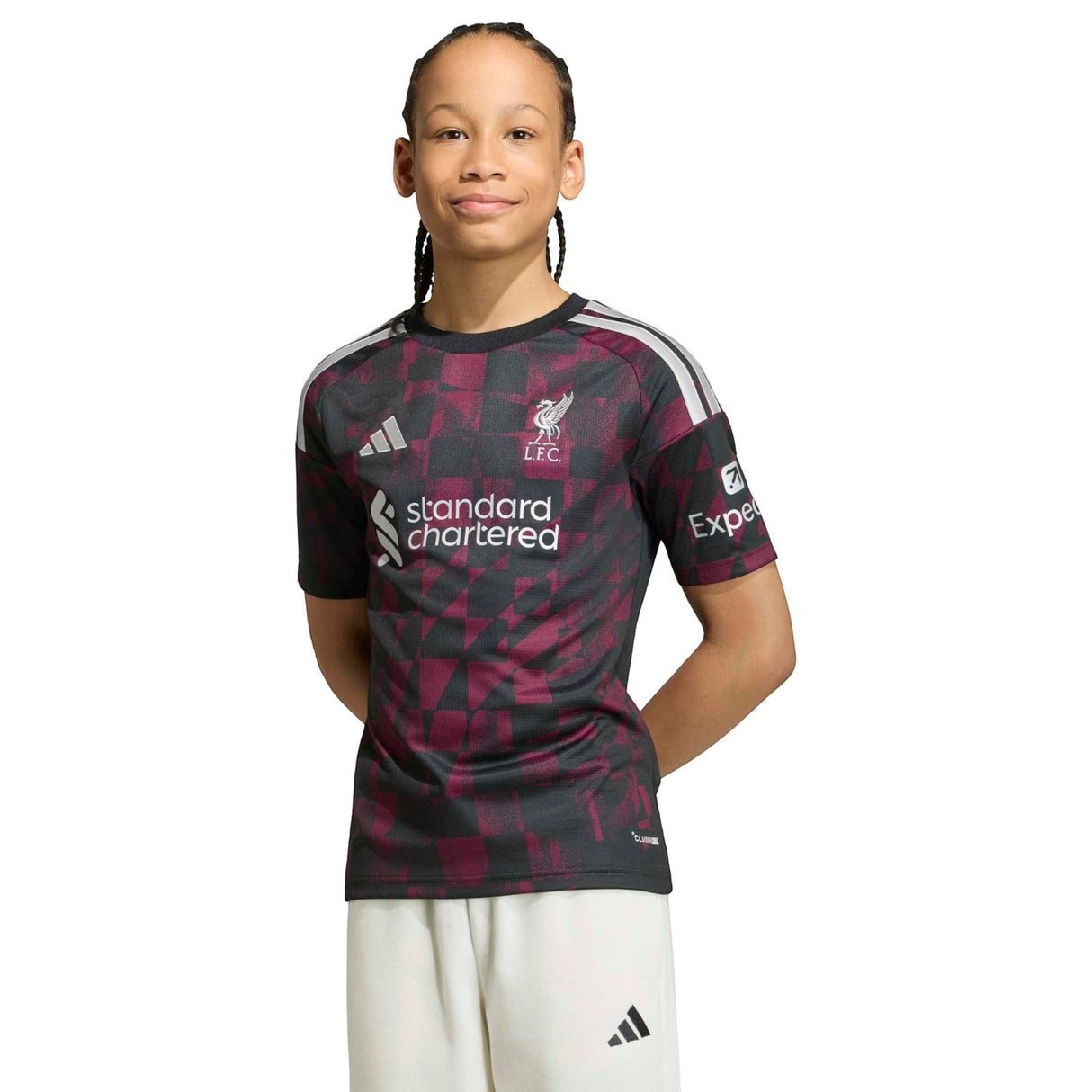 adidas LFC 26 Kids Third Jersey Black