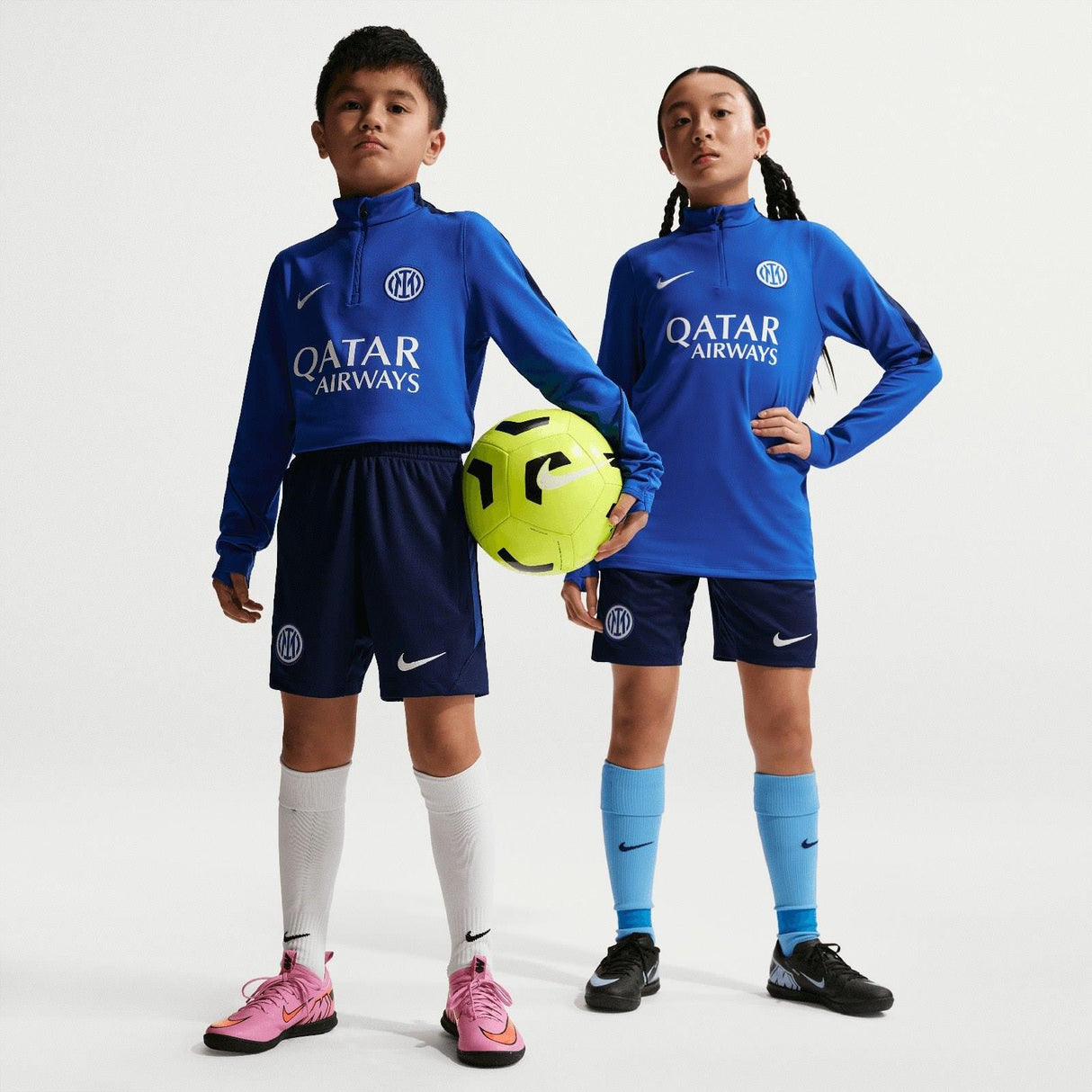 Nike Inter 26 Kids Strike Drill Top Blue