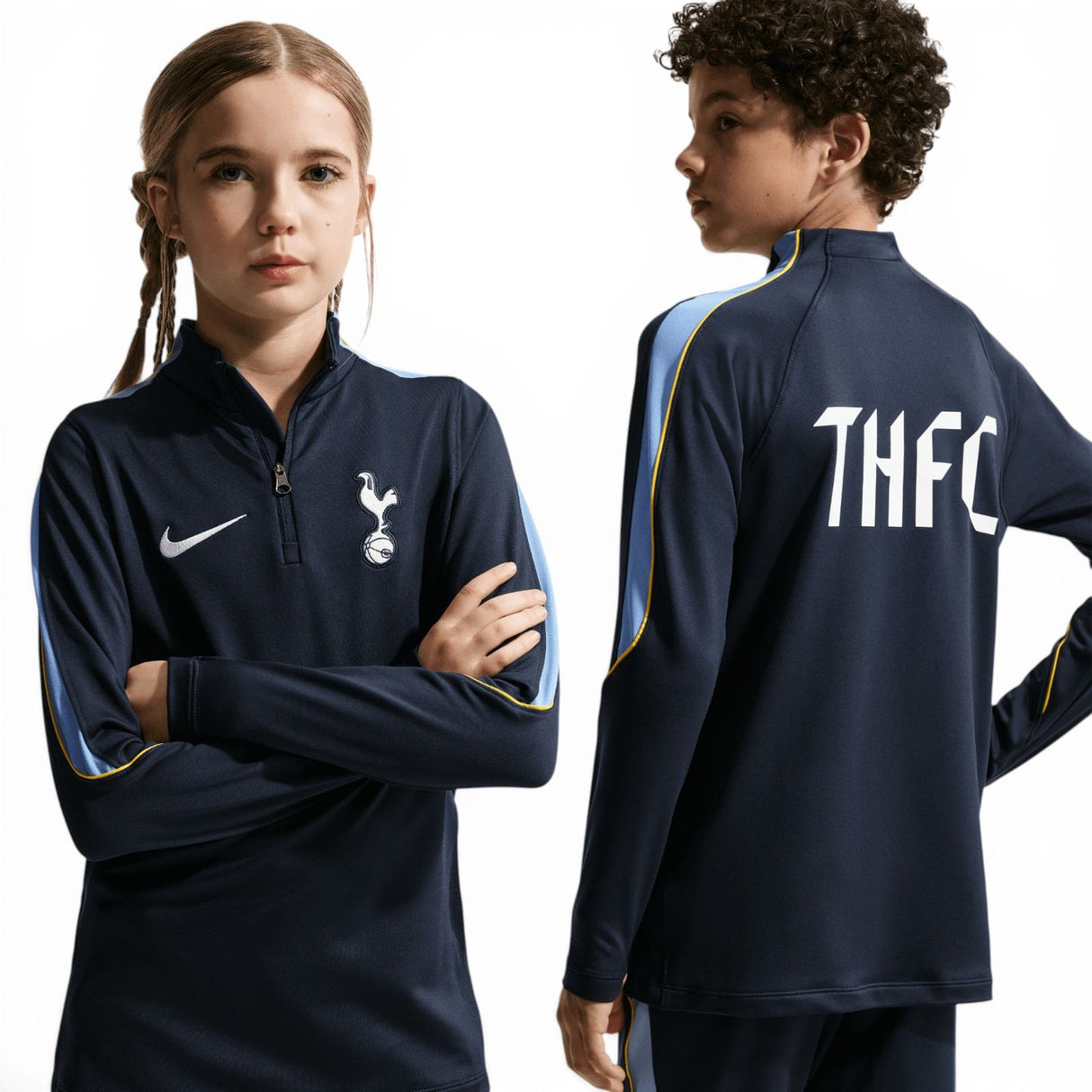 Nike THFC 26 Kids Strike Drill Top Navy