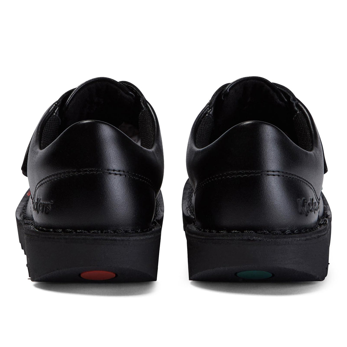 Kickers Kick LO Twin VEL Leather Jnr Blk