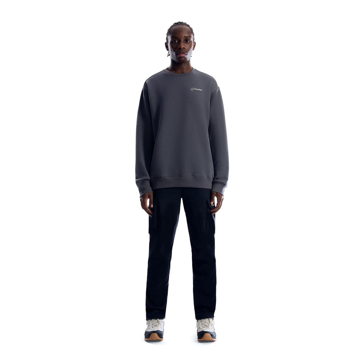 Berghaus Mens Essential Logo Sweater Blk