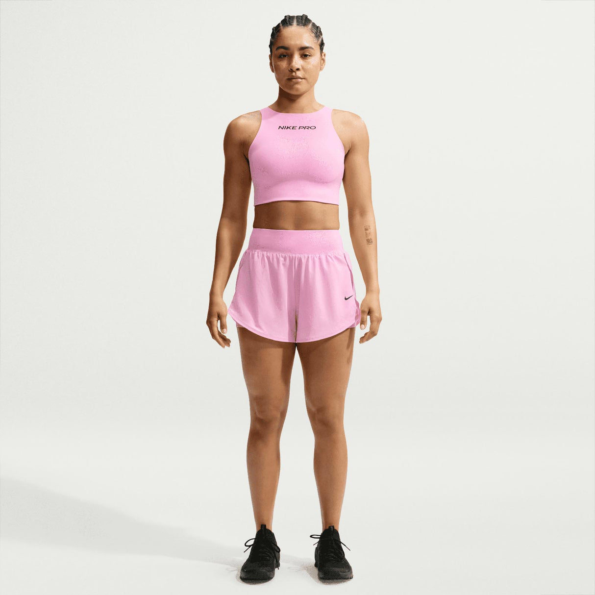 Nike W NP DF Sculpt HN PAD LL Bra M Pink