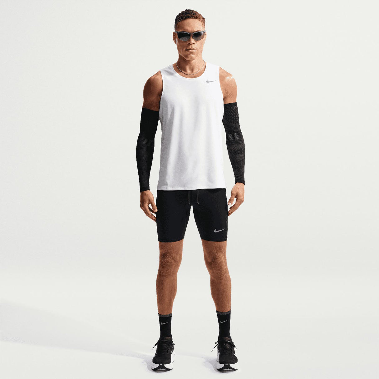 Nike Mens DF fast Half Tight Black