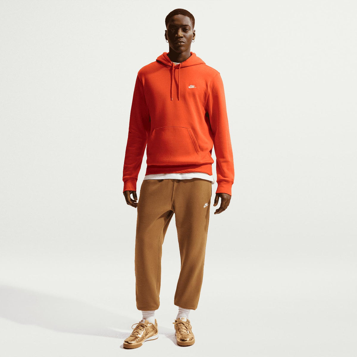 Nike Mens Club BB Jogger Brown