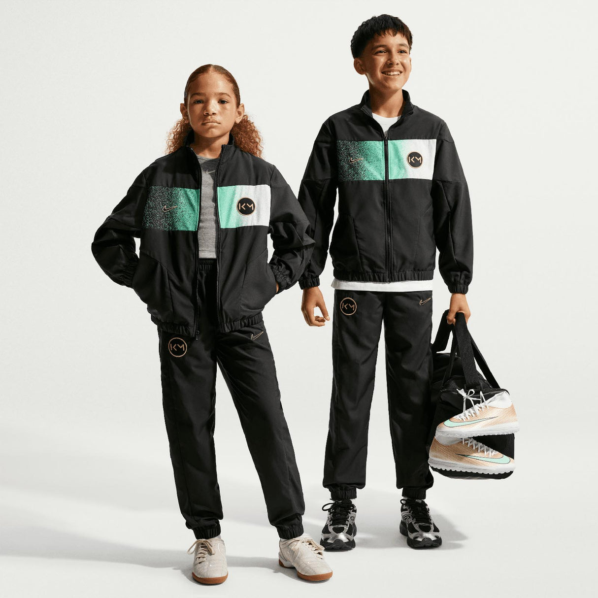 Nike Boys Tracksuit Wvn FZ Black