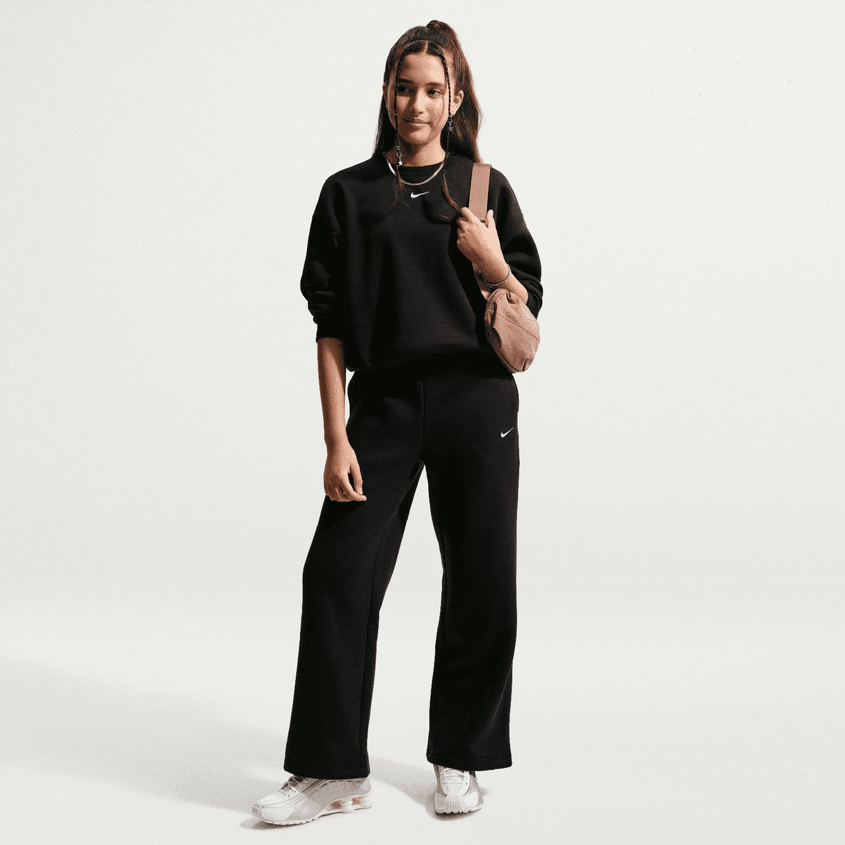 Nike G NSW Studio Flc OH Pants Blk