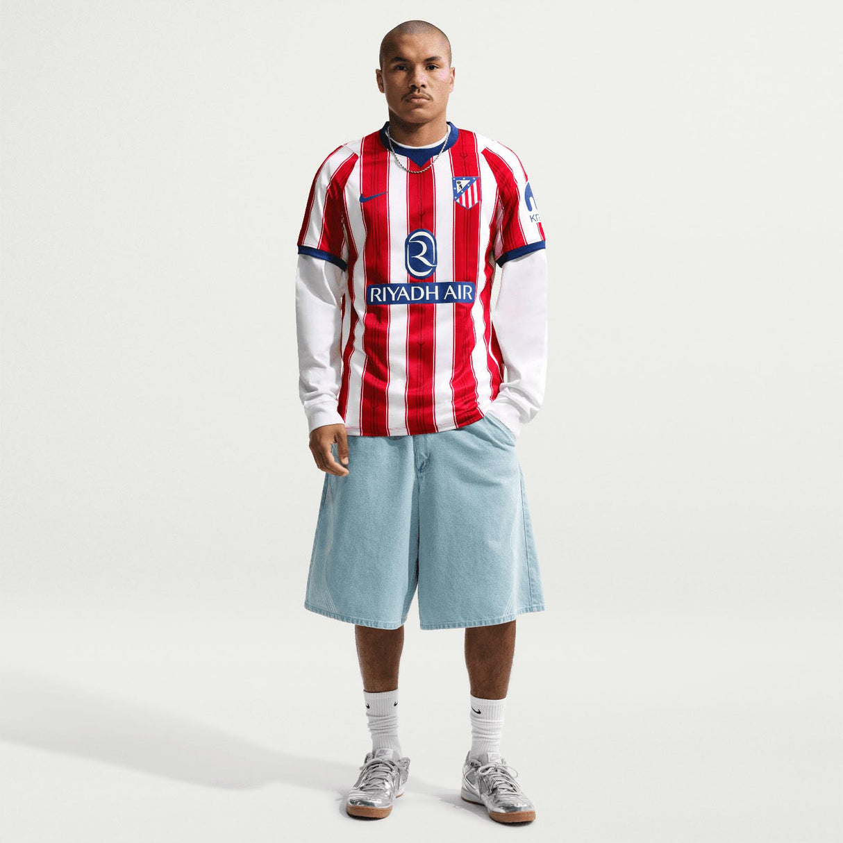 Nike Atlético Madrid 2026/27 Stadium Home Mens Dri-FIT Soccer Replica Jersey