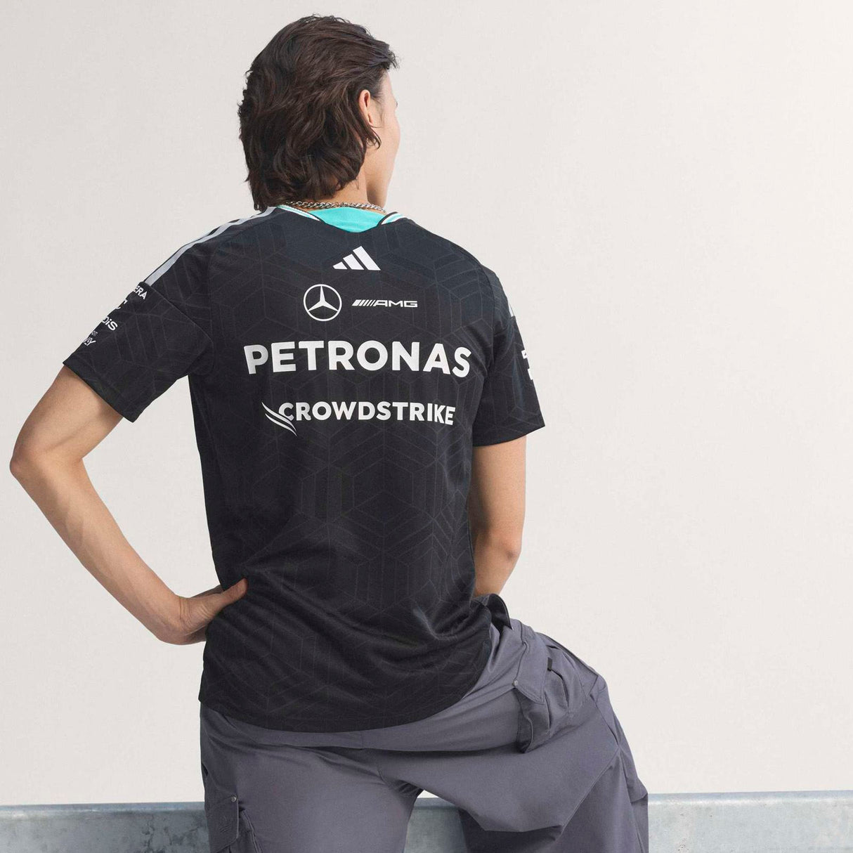adidas Mercedes Driver Tee Black