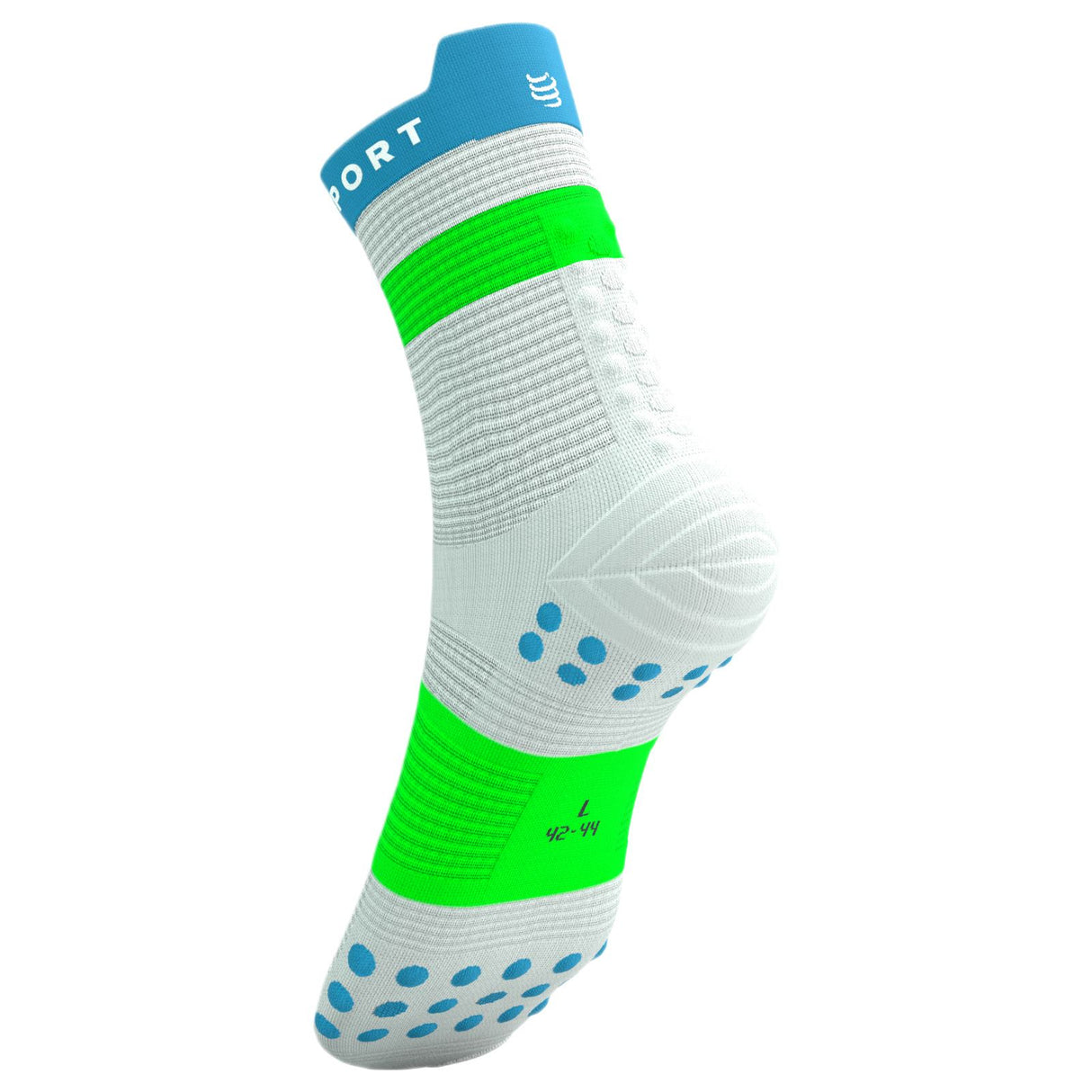 Compressport Pro Racing v4 HSock Blu/Grn