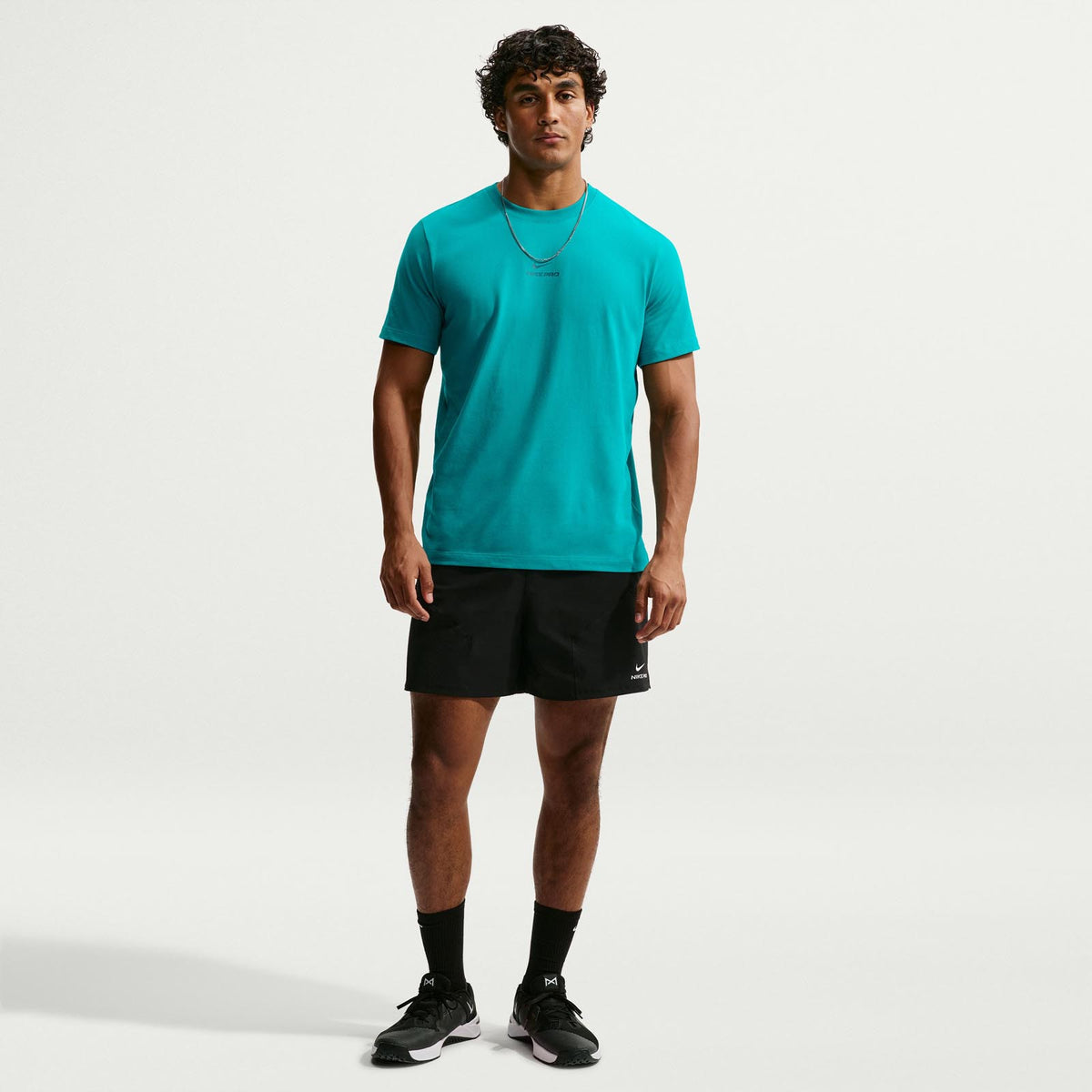 NIKE MENS DF TEE STD PRO Green