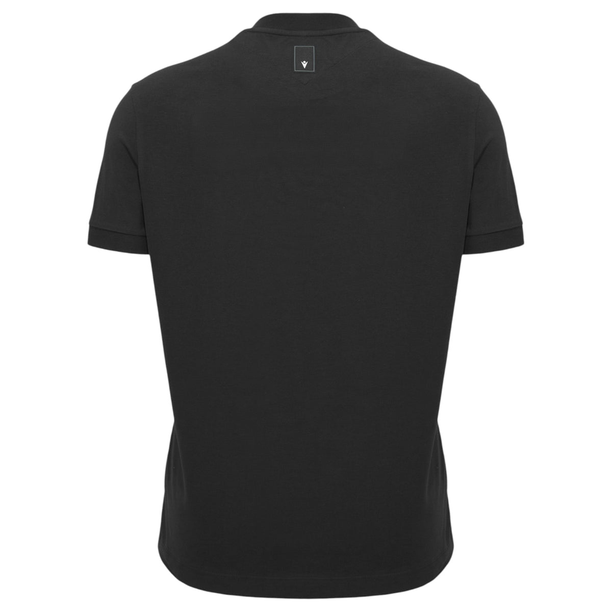 Macron BARB M26/27 Ath Cotn Polo SR Blk