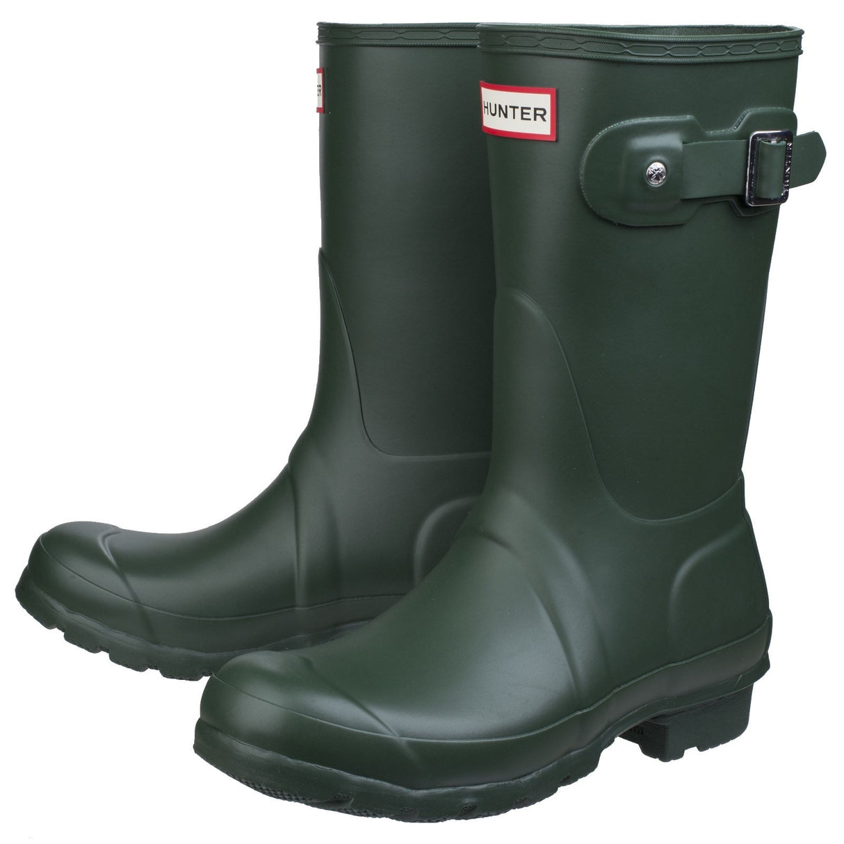Hunter Womens Original Short Wellington Boots Hunter Green