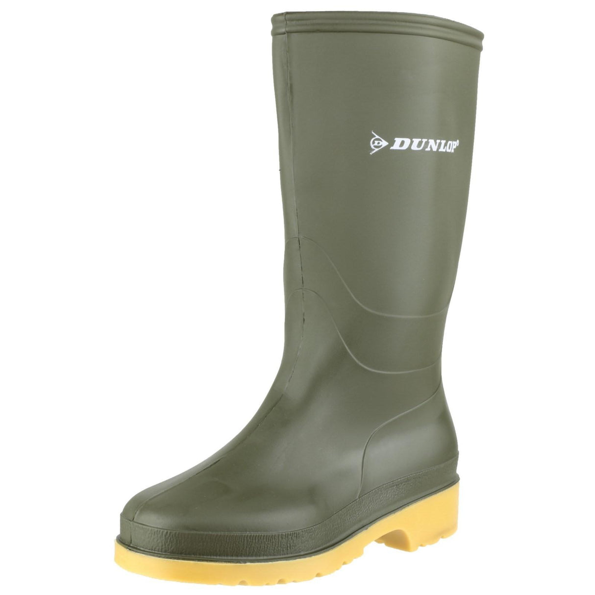 Dunlop Kids Dulls Wellington Boot Green