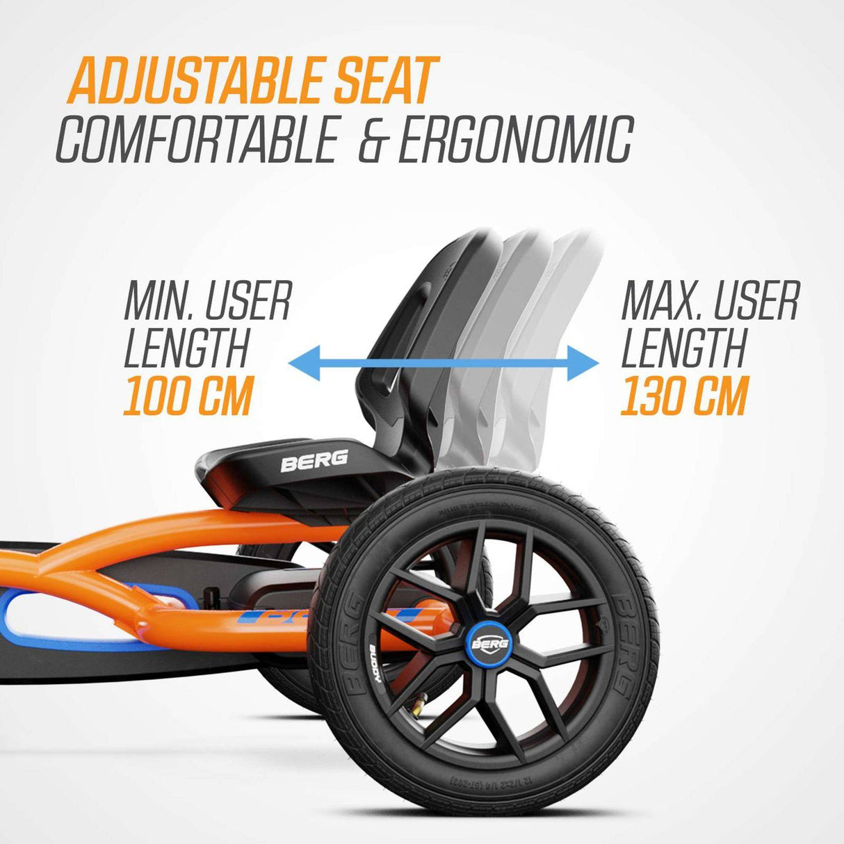 BERG Buddy B-Orange Go-Kart