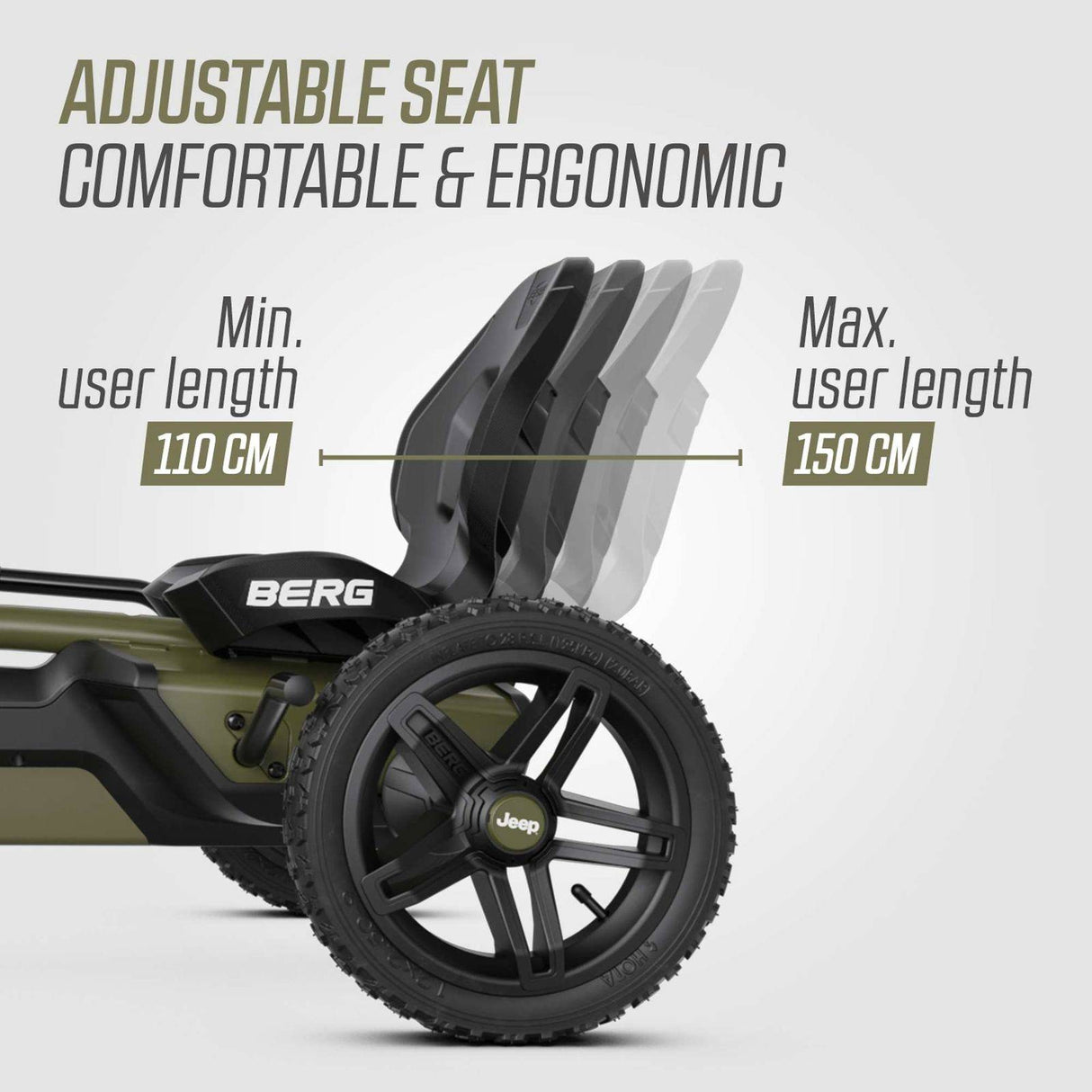 BERG Jeep® Rally Cherokee Go-Kart