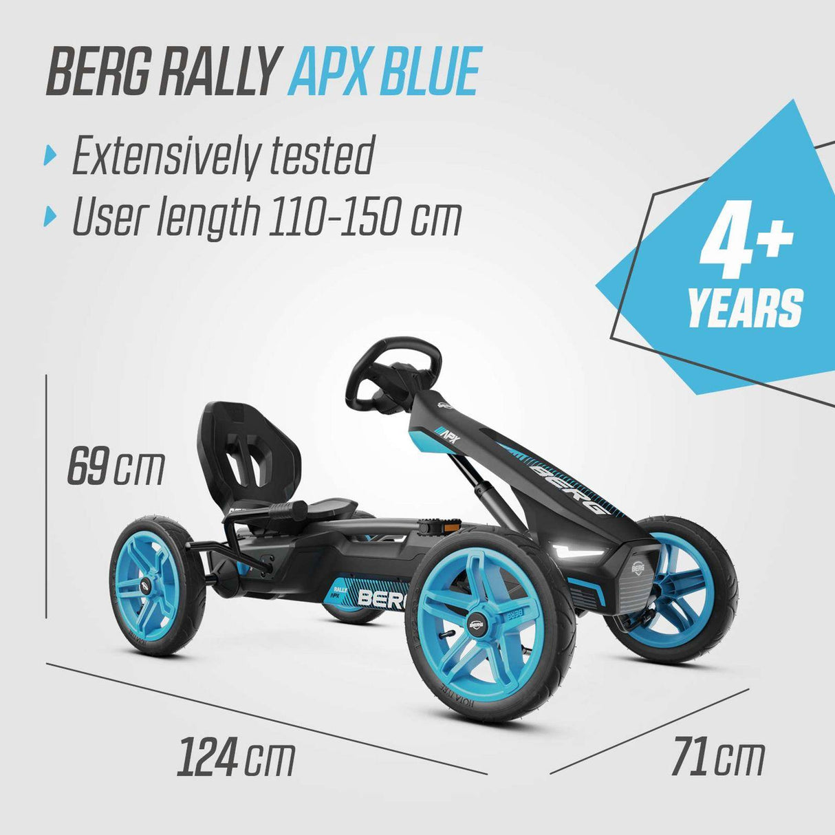 BERG Rally APX Blue Go-Kart