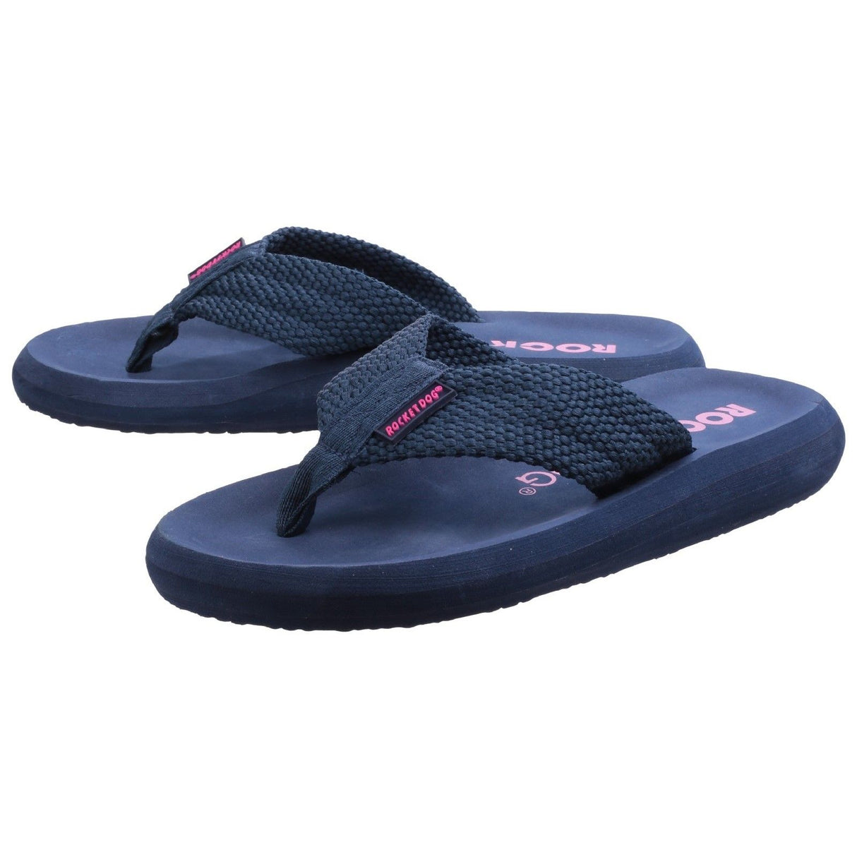 Rocket Dog Womens Sunset Webbing Flip Flop Navy