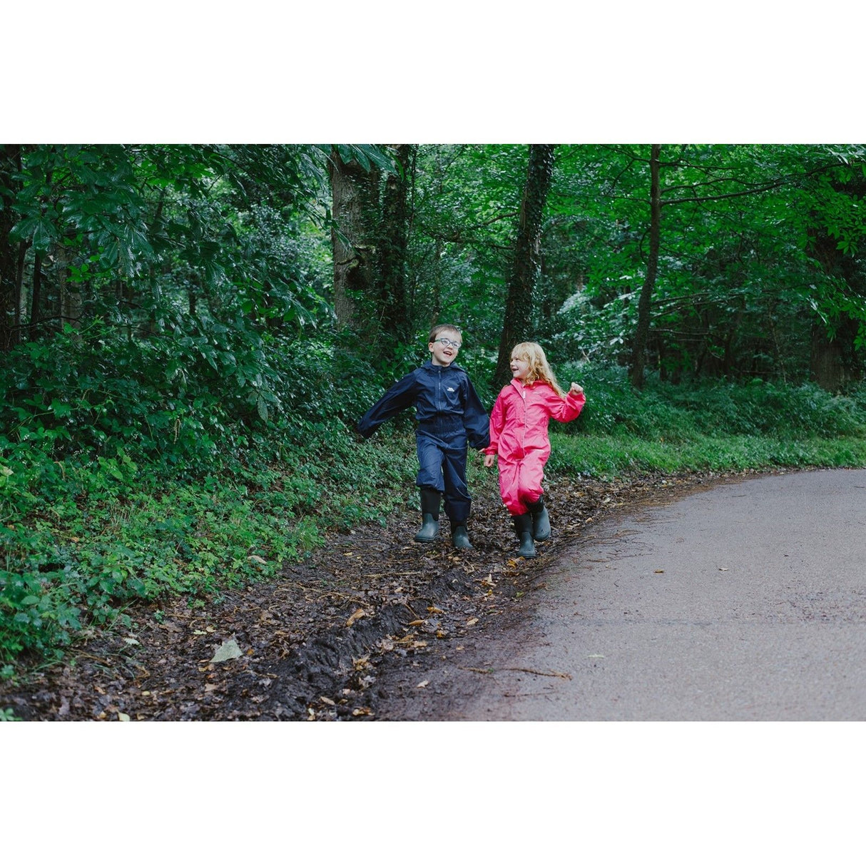 Cotswold Junior Kids Hilly Neoprene Childrens Wellington Boot Green