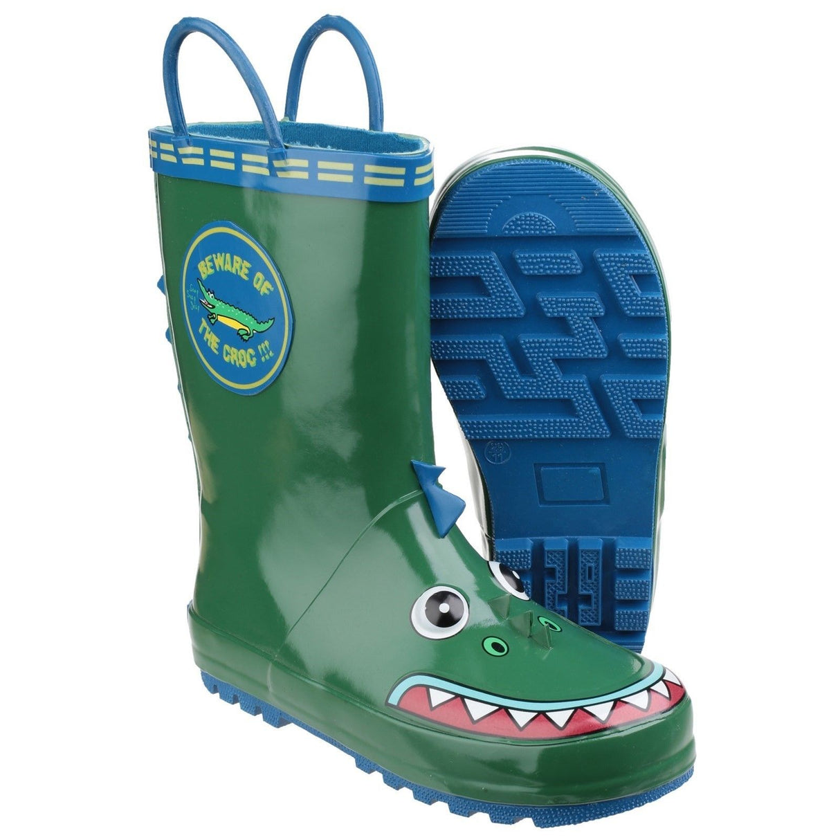 Cotswold Junior Kids Puddle Waterproof Pull On Boot Crocodile