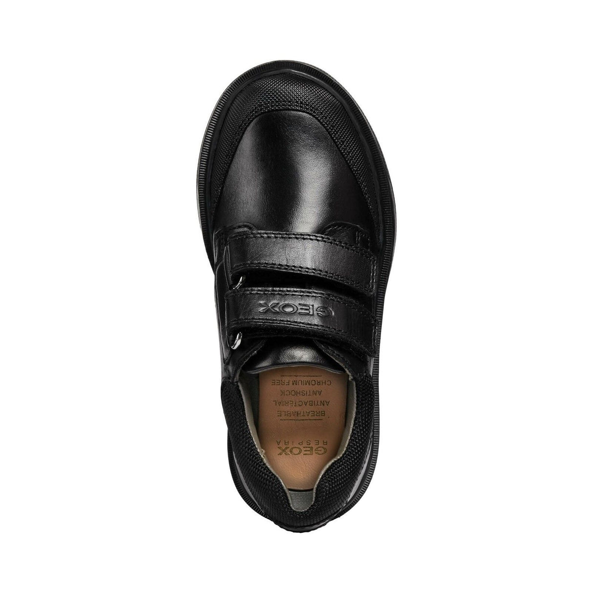 Geox Boys J Riddock B. F Touch Fastening Shoe Black