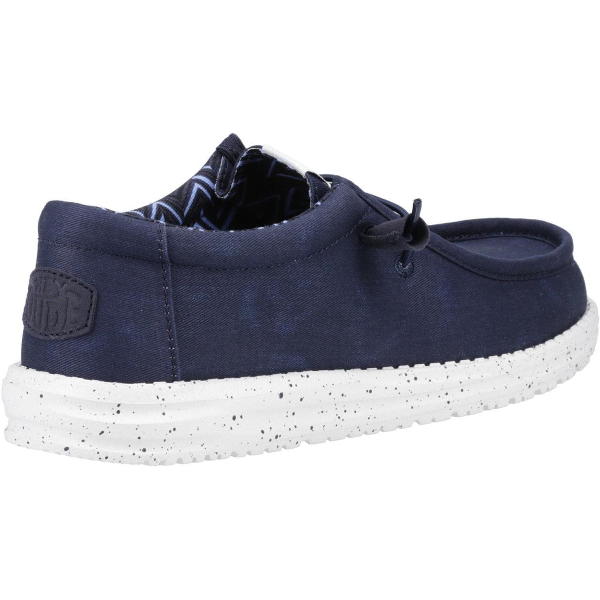 HEYDUDE Mens Wally Canvas Shoe Navy