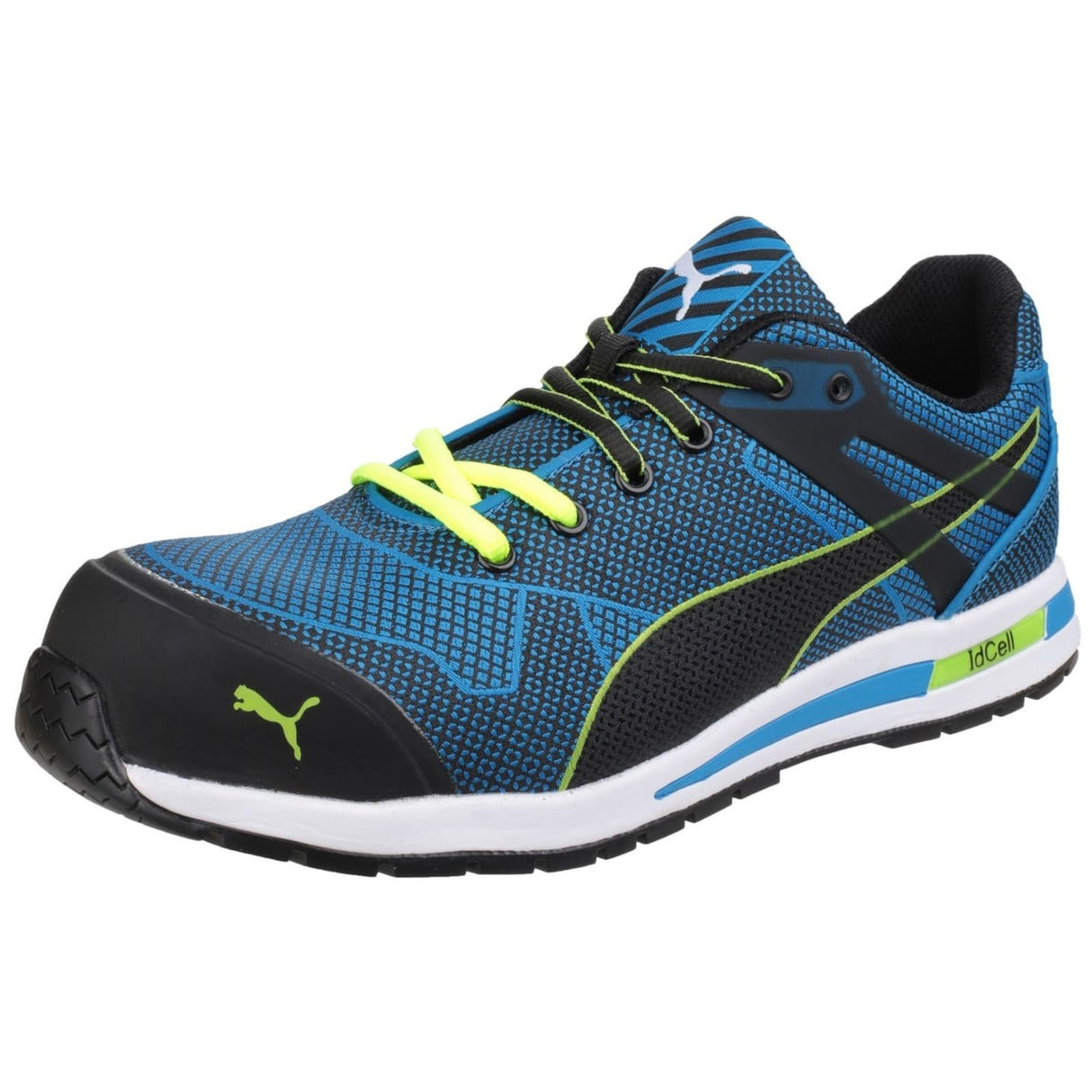 Puma Safety Mens Blaze Knit Low Safety Shoe Blue