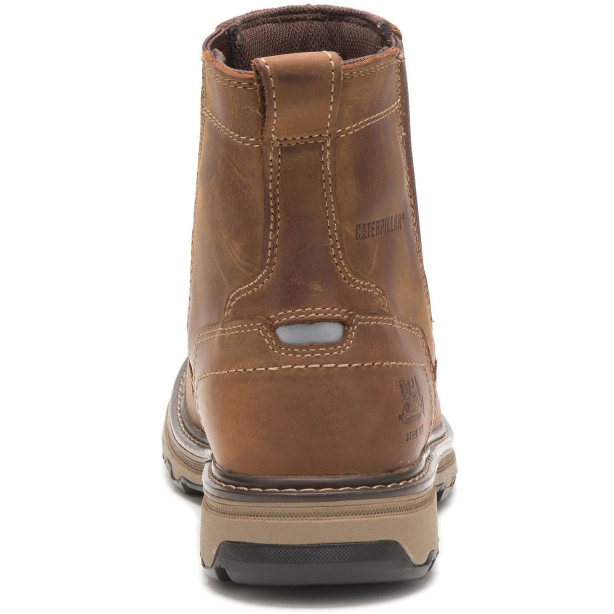 Caterpillar Mens Pelton Safety Boot Dark Beige