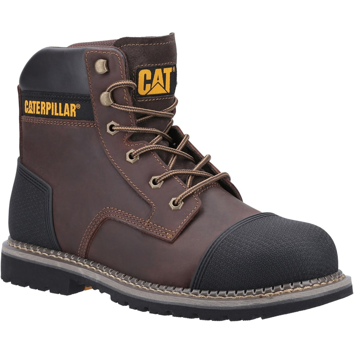 Caterpillar Mens Powerplant S3 Safety Boot Brown
