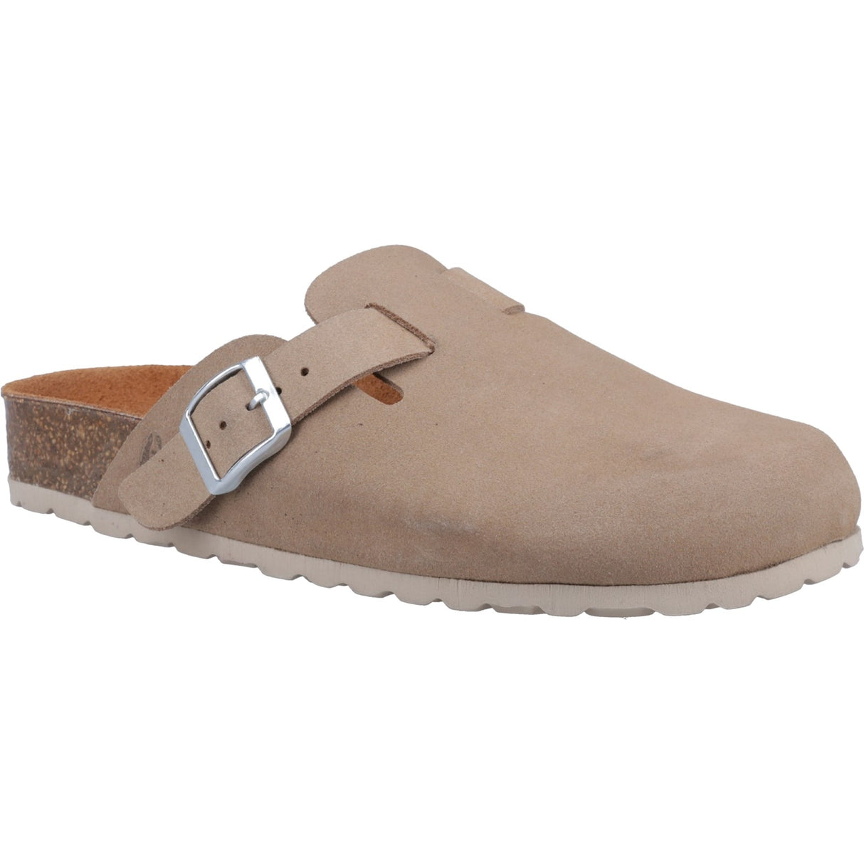 Hush Puppies Womens Bailey Closed Toe Mule Taupe
