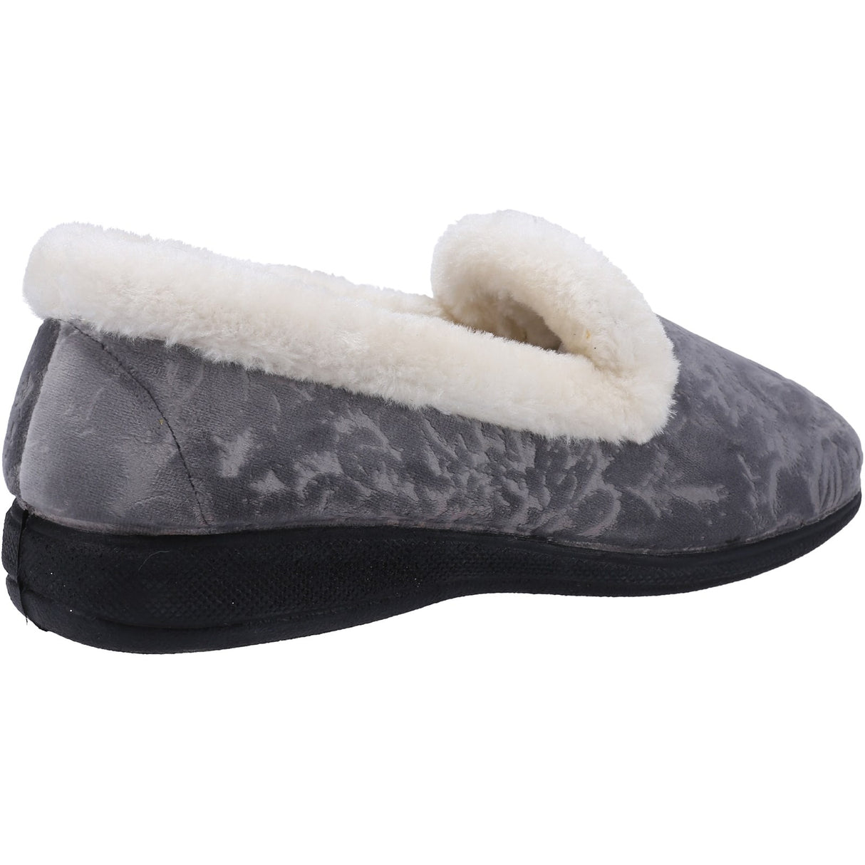 Fleet & Foster Womens Adelaide Memory Foam Slipper Grey