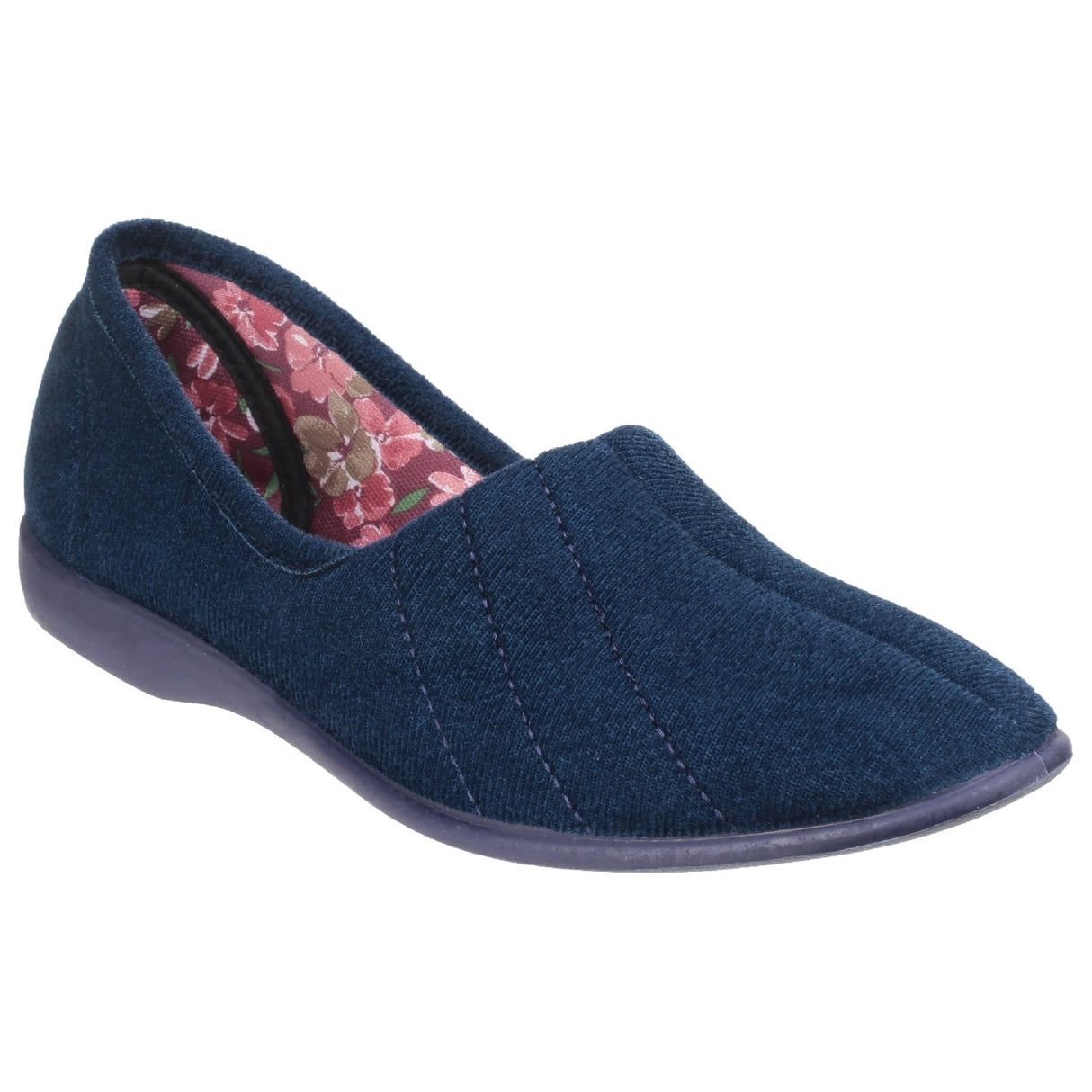GBS Womens Audrey Ladies Slipper Navy