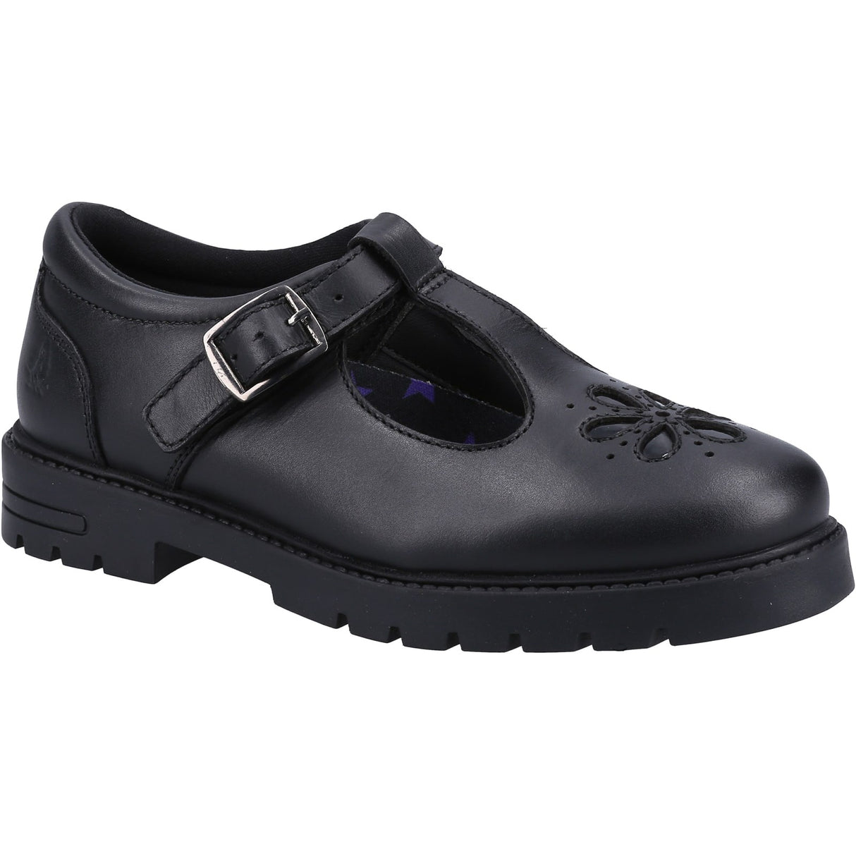 Hush Puppies Junior Girls Fiona JNR Shoe Black