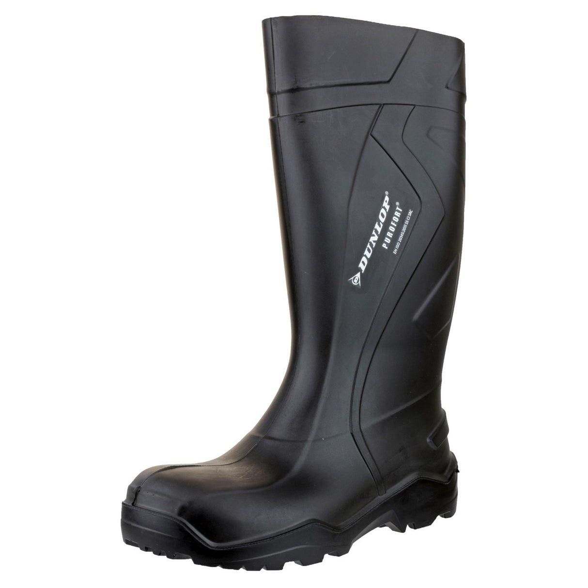 Dunlop Unisex Purofort+ Full Safety Wellington Black