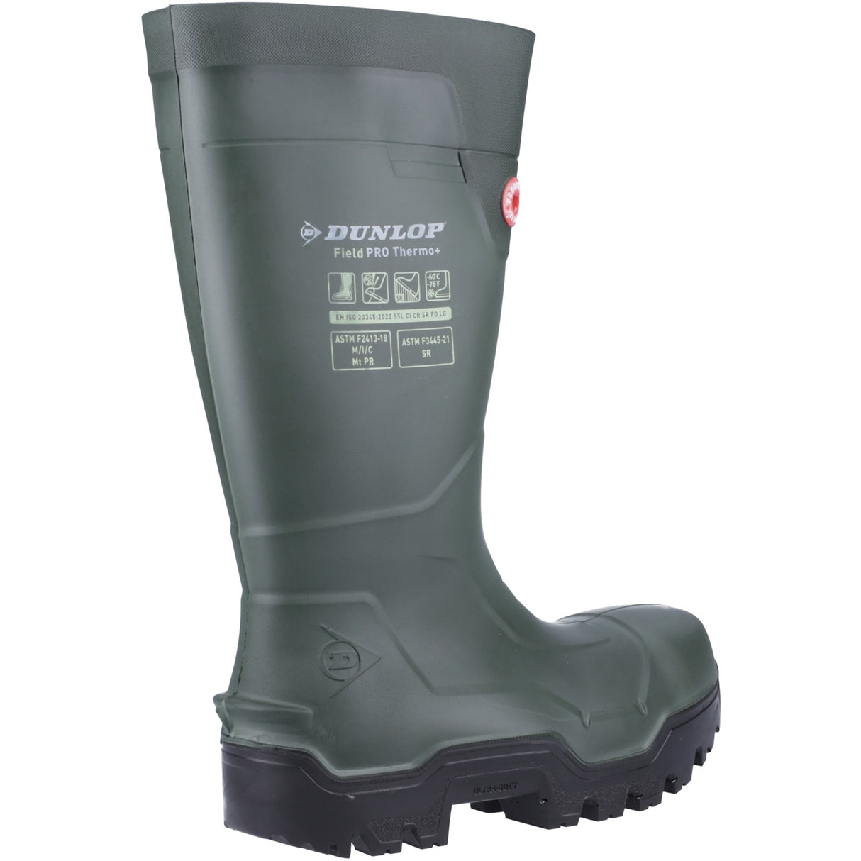 Dunlop Unisex FIELDPRO THERMO+ Safety Wellington Green