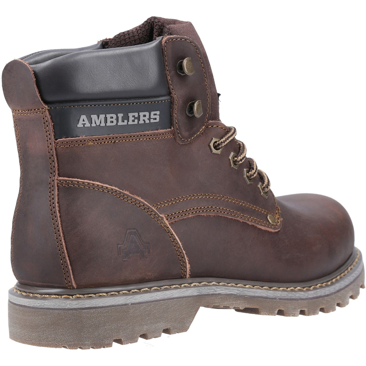 Amblers Mens Dorking Casual Boot Brown Crazy Horse