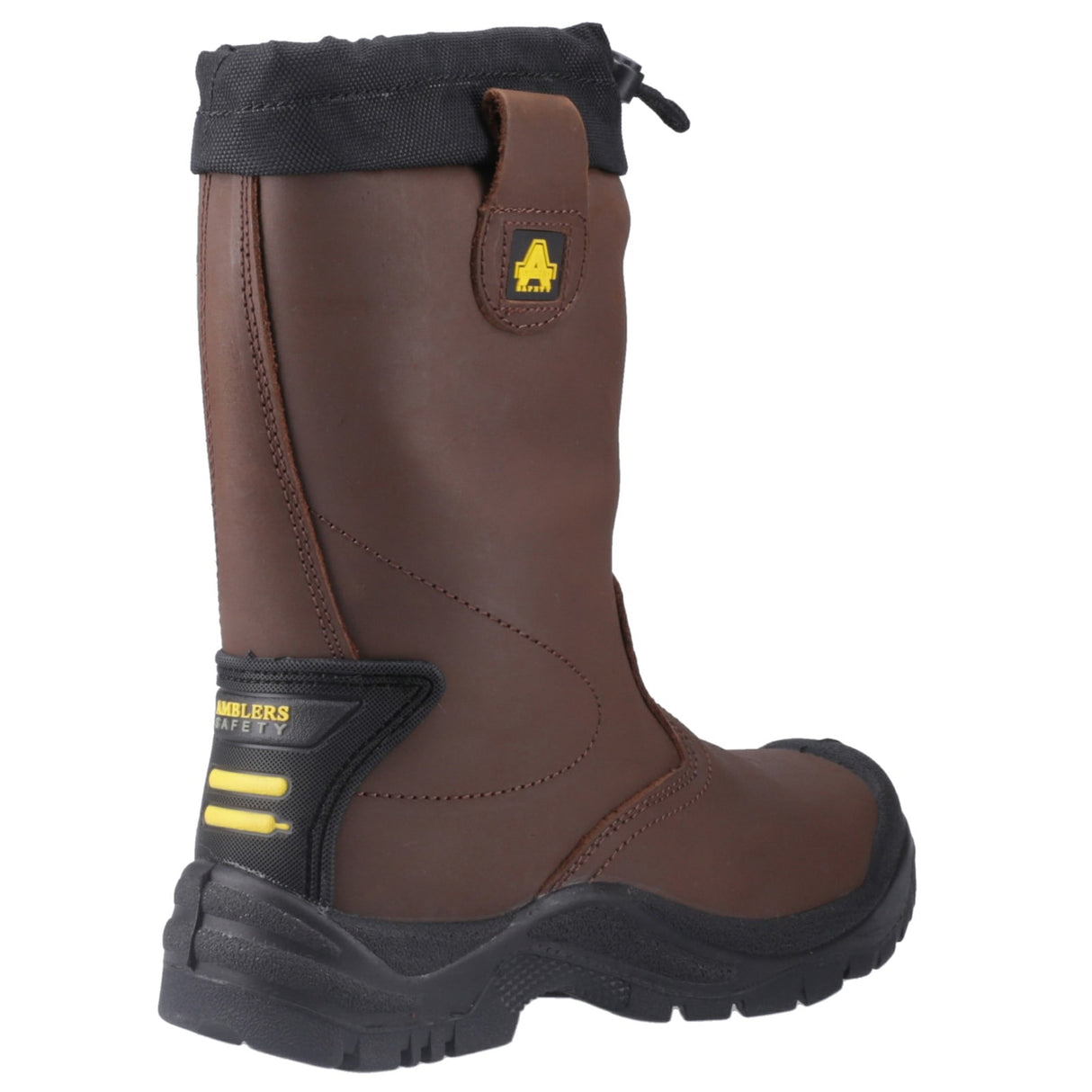 Amblers Safety Unisex FS245 Antistatic Pull On Safety Rigger Boot Brown