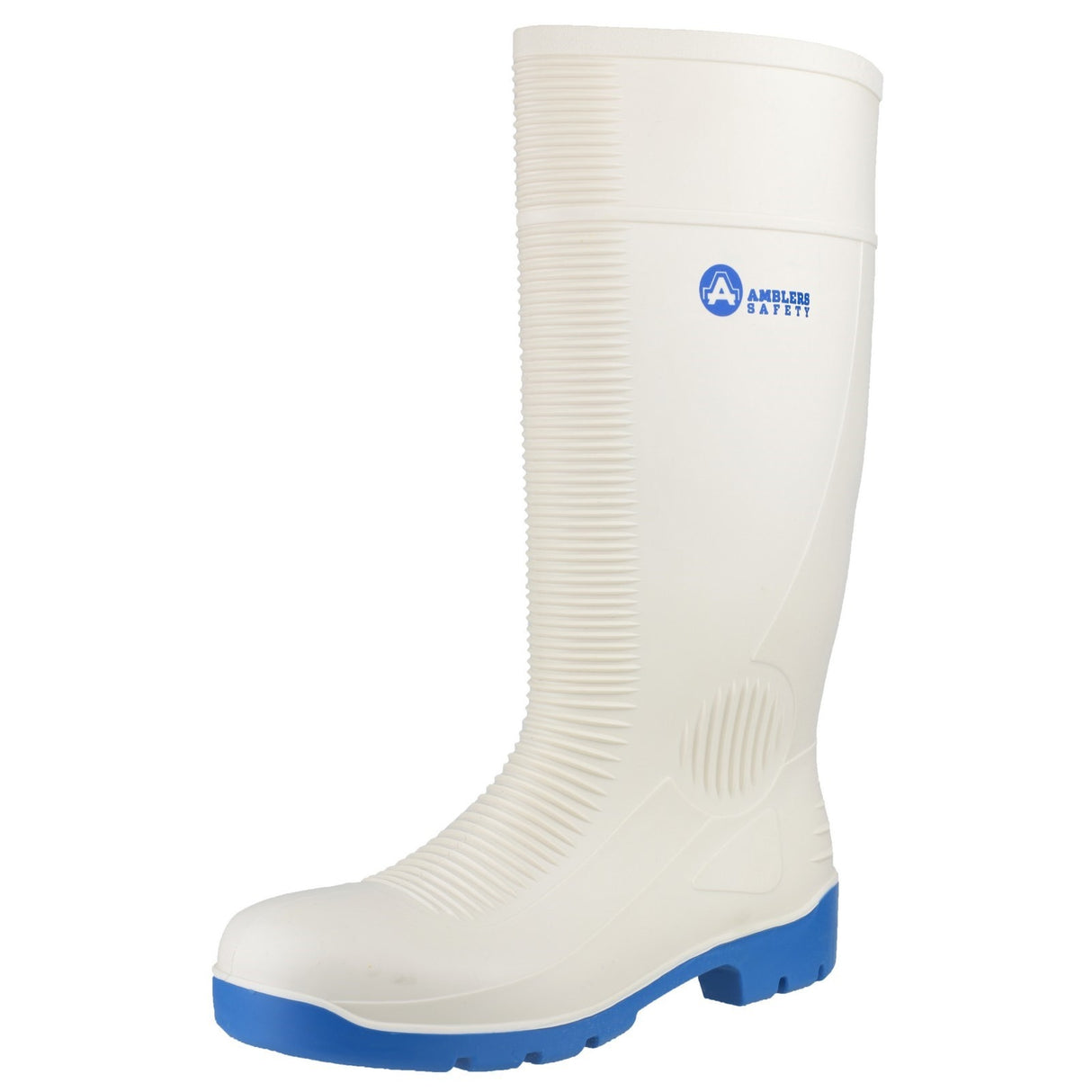 Amblers Safety Unisex FS98 Steel Toe Food Safety Wellington White